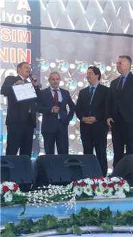 Aksaray İçme Suyu 1.Kısım İsale Hattı Temel Atma Töreni