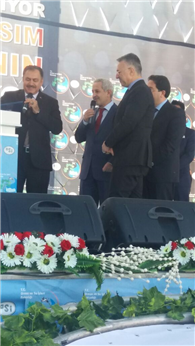 Aksaray İçme Suyu 1.Kısım İsale Hattı Temel Atma Töreni